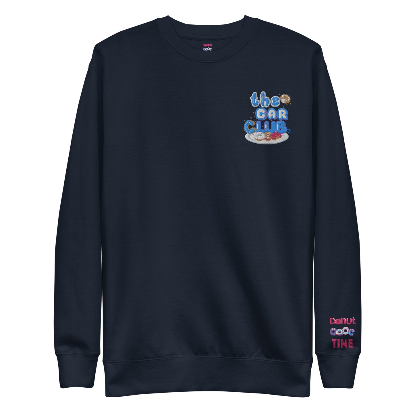 The Car Club Donut Time Embroidery