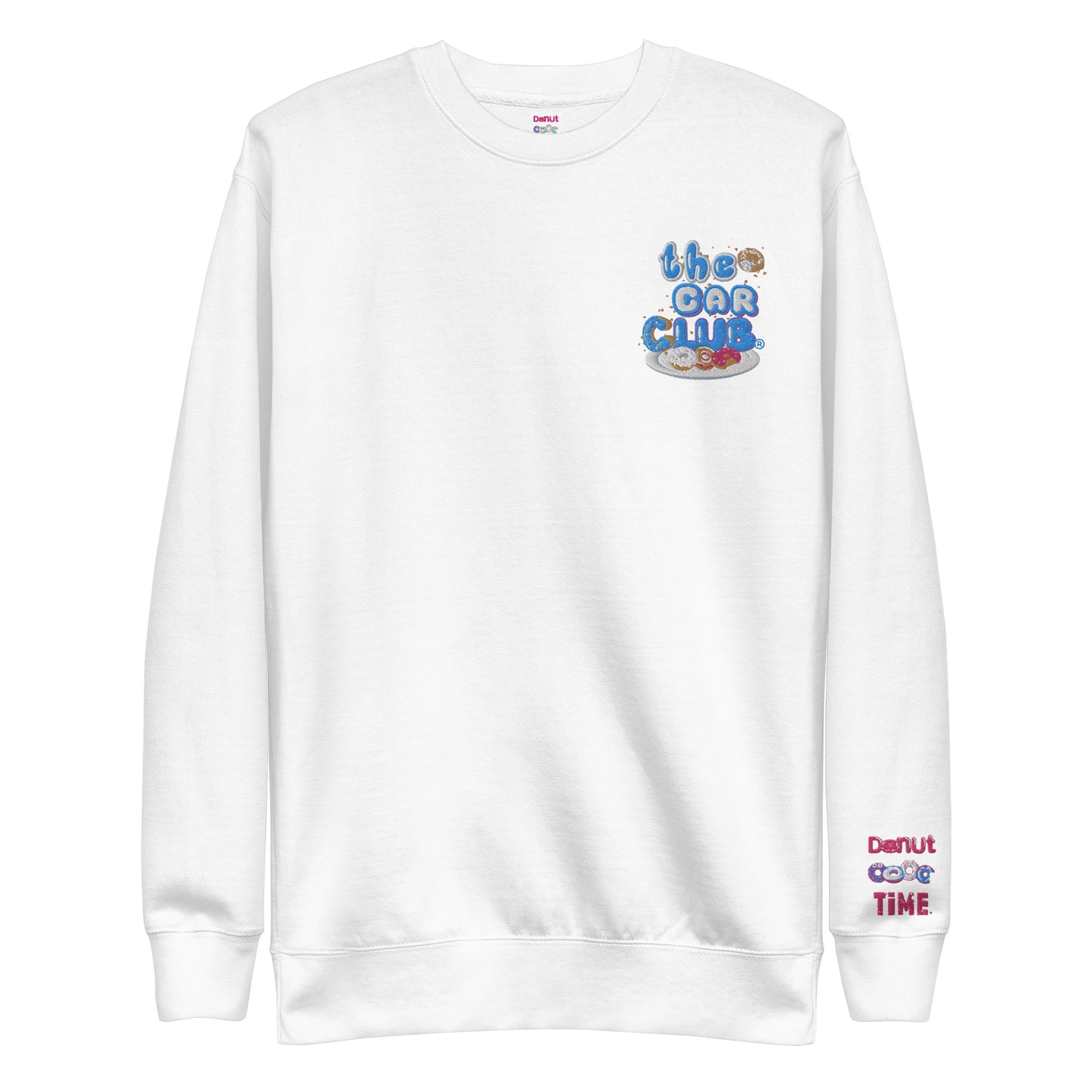 The Car Club Donut Time Embroidery