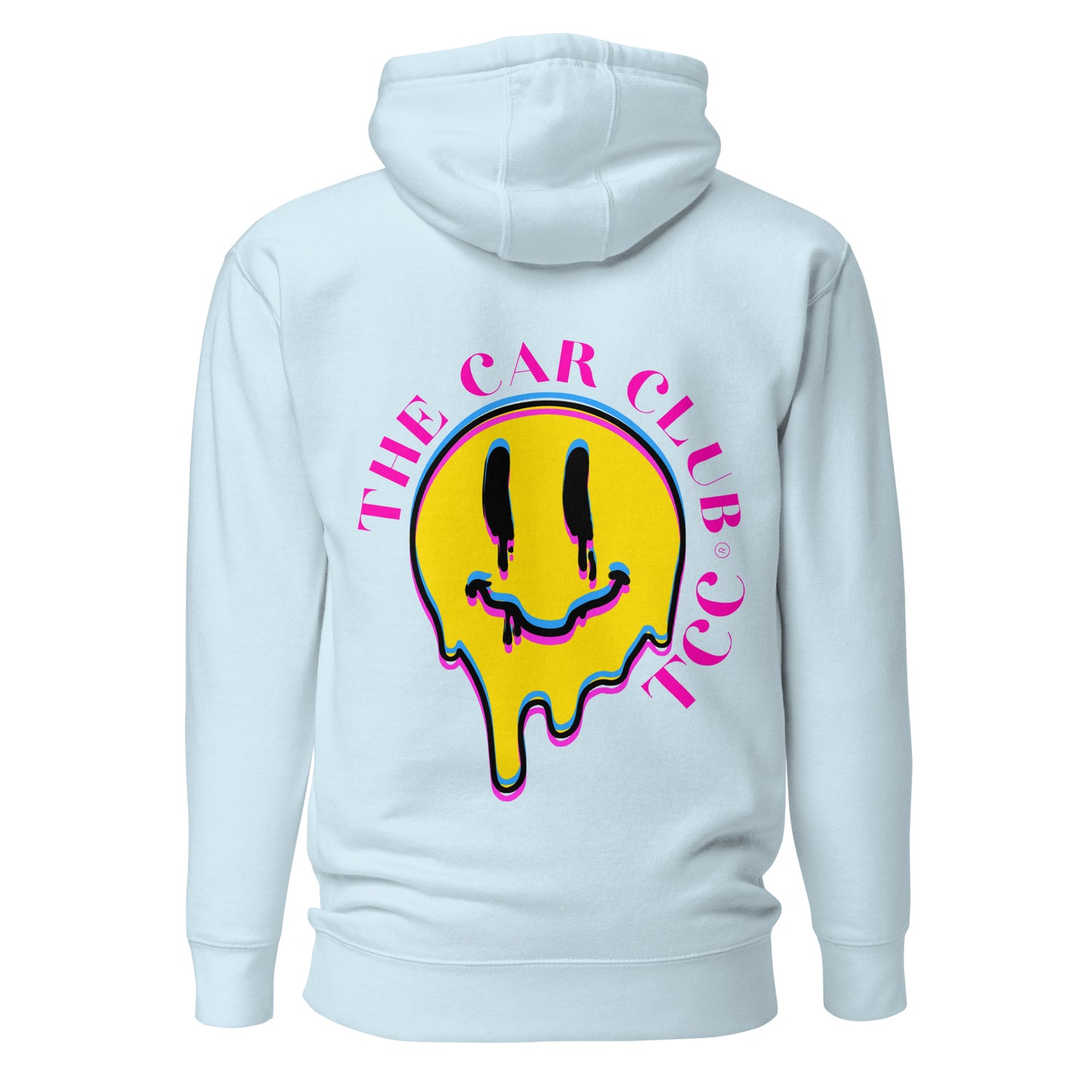 Smiley Sky Blue Back - The Car Club