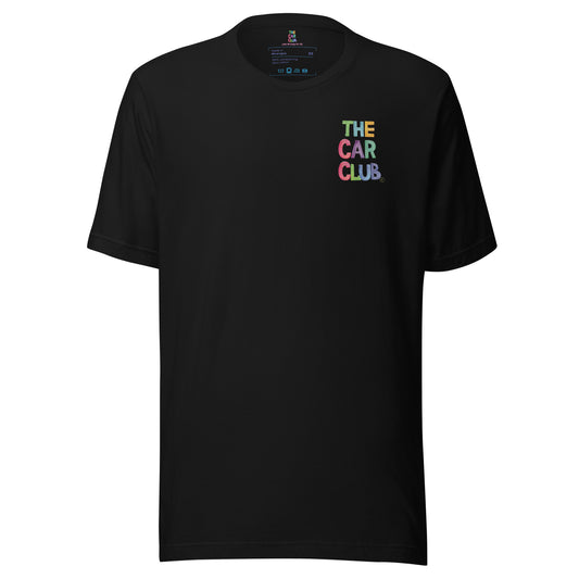 The Car Club Letter Embroidery T-Shirt